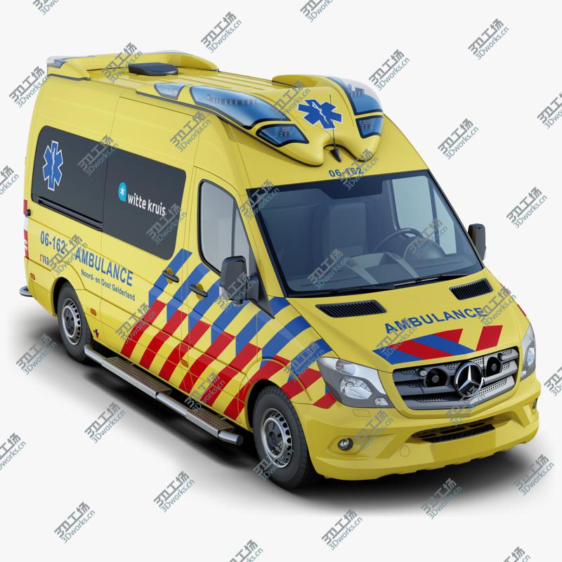 images/goods_img/202105072/Mercedes-Benz Sprinter Dutch Ambulance (Visser Otaris) 3D model/1.jpg